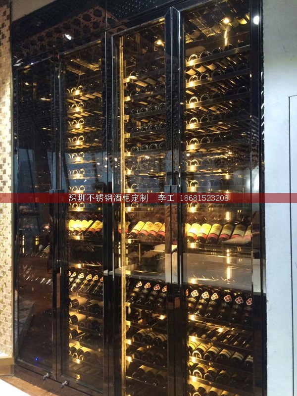 不銹鋼酒柜定制-深圳市蕰莎酒柜酒窖有限公司 李工 186-8152-3208