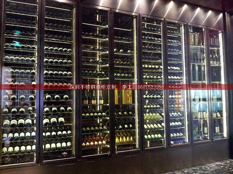 不銹鋼酒柜定制-深圳市蕰莎酒柜酒窖有限公司 李工 186-8152-3208