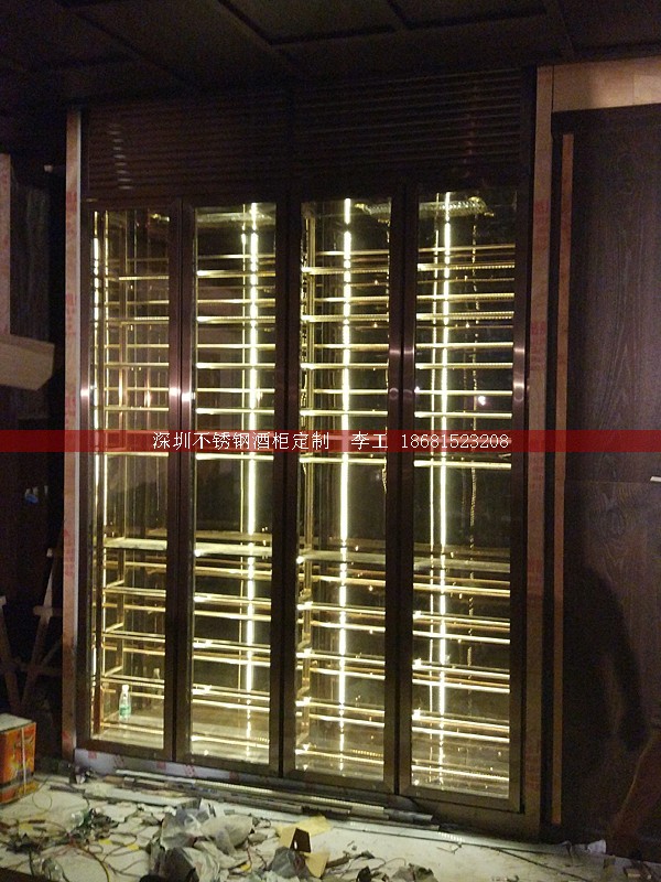 不銹鋼酒柜定制-深圳市蕰莎酒柜酒窖有限公司 李工 186-8152-3208