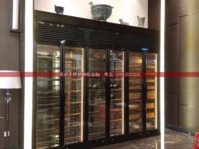 不銹鋼酒柜定制-深圳市蕰莎酒柜酒窖有限公司 李工 186-8152-3208