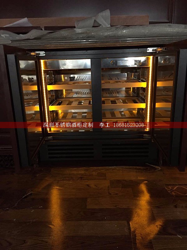 不銹鋼酒柜定制-深圳市蕰莎酒柜酒窖有限公司 李工 186-8152-3208