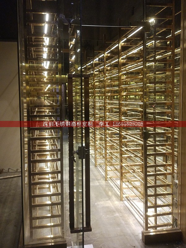 不銹鋼酒柜定制-深圳市蕰莎酒柜酒窖有限公司 李工 186-8152-3208
