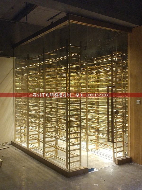 不銹鋼酒柜定制-深圳市蕰莎酒柜酒窖有限公司 李工 186-8152-3208