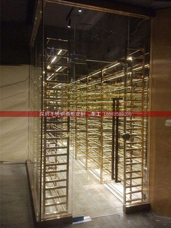 不銹鋼酒柜定制-深圳市蕰莎酒柜酒窖有限公司 李工 186-8152-3208