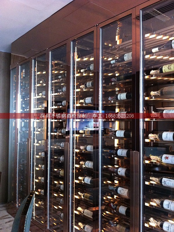 不銹鋼酒柜定制-深圳市蕰莎酒柜酒窖有限公司 李工 186-8152-3208