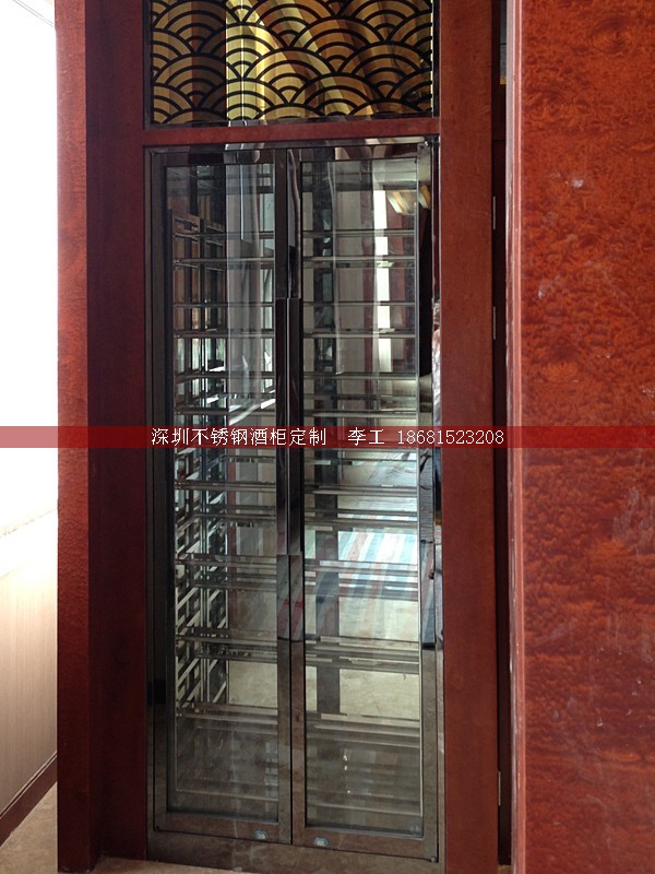 不銹鋼酒柜定制-深圳市蕰莎酒柜酒窖有限公司 李工 186-8152-3208