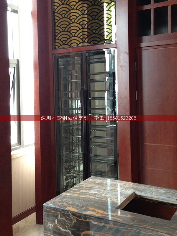 不銹鋼酒柜定制-深圳市蕰莎酒柜酒窖有限公司 李工 186-8152-3208