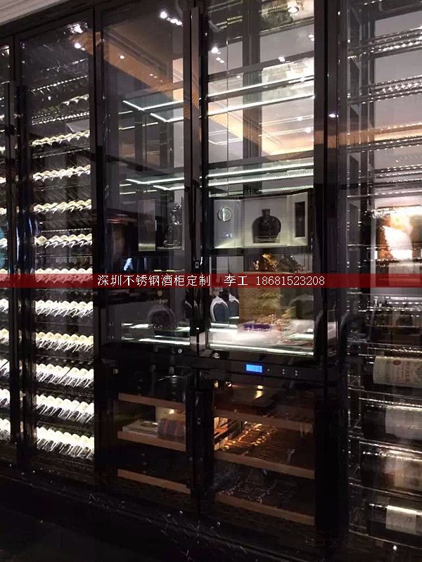 不銹鋼酒柜定制-深圳市蕰莎酒柜酒窖有限公司 李工 186-8152-3208
