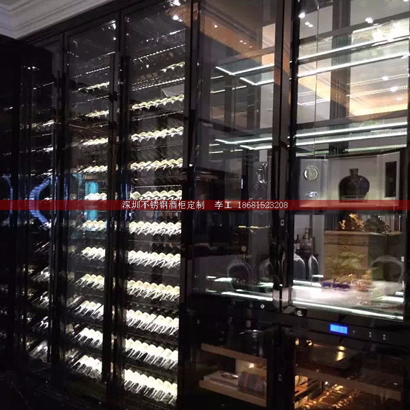 不銹鋼酒柜定制-深圳市蕰莎酒柜酒窖有限公司 李工 186-8152-3208