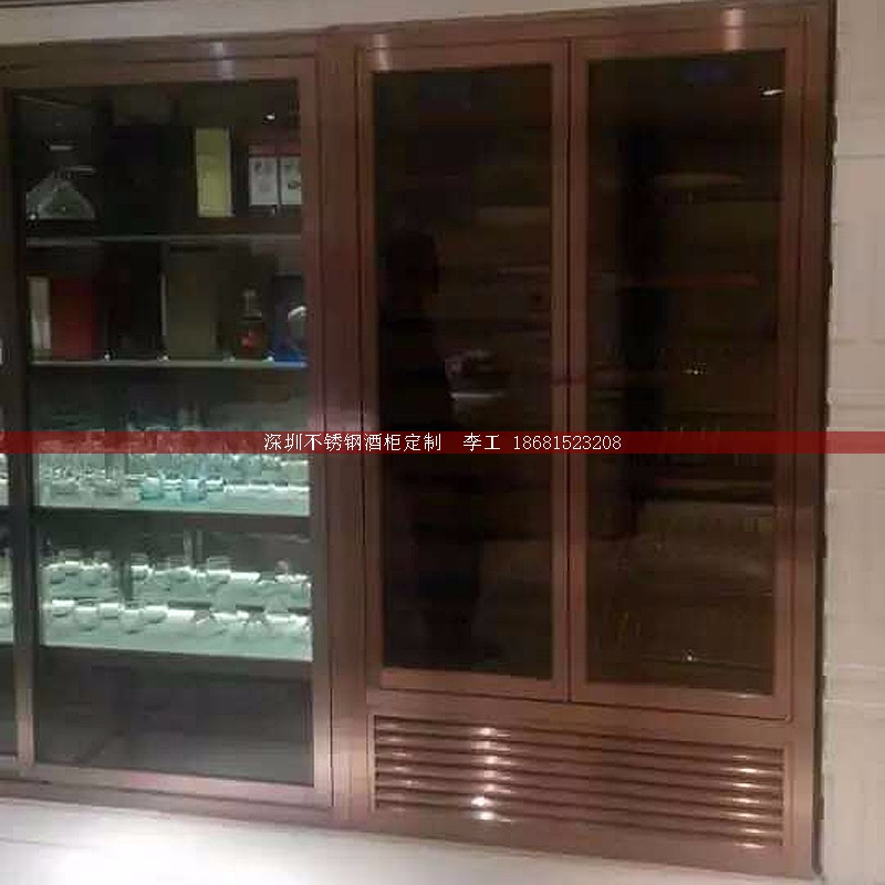 不銹鋼酒柜定制-深圳市蕰莎酒柜酒窖有限公司 李工 186-8152-3208