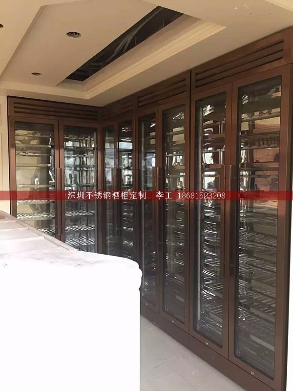 不銹鋼酒柜定制-深圳市蕰莎酒柜酒窖有限公司 李工 186-8152-3208