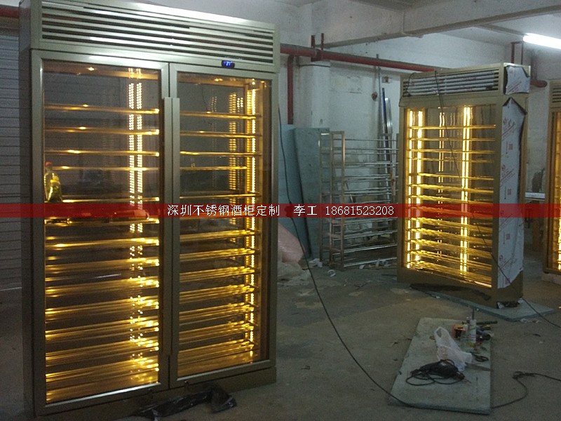 不銹鋼酒柜定制-深圳市蕰莎酒柜酒窖有限公司 李工 186-8152-3208