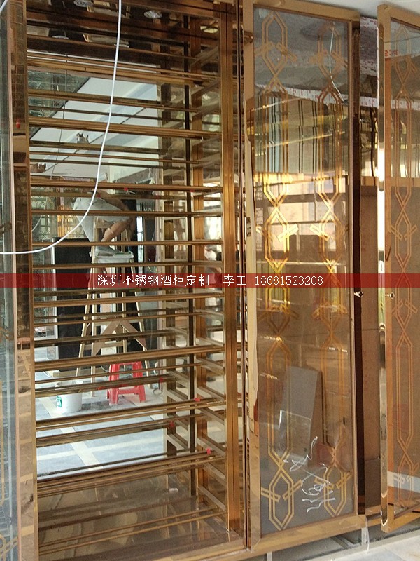 不銹鋼酒柜定制-深圳市蕰莎酒柜酒窖有限公司 李工 186-8152-3208