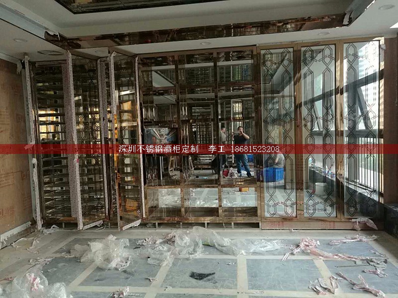 不銹鋼酒柜定制-深圳市蕰莎酒柜酒窖有限公司 李工 186-8152-3208