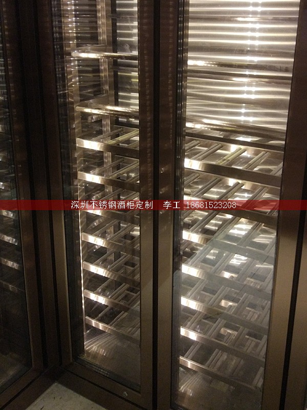 不銹鋼酒柜定制-深圳市蕰莎酒柜酒窖有限公司 李工 186-8152-3208