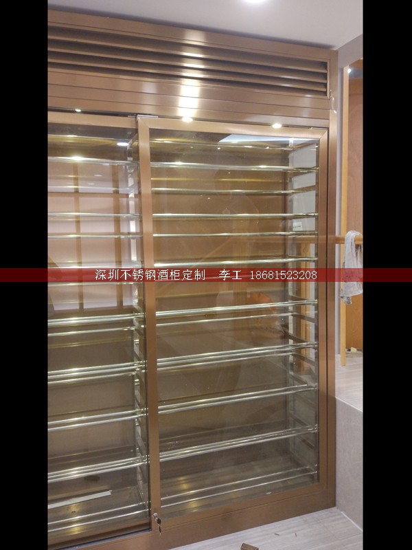 不銹鋼酒柜定制-深圳市蕰莎酒柜酒窖有限公司 李工 186-8152-3208