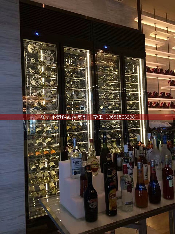 不銹鋼酒柜定制-深圳市蕰莎酒柜酒窖有限公司 李工 186-8152-3208