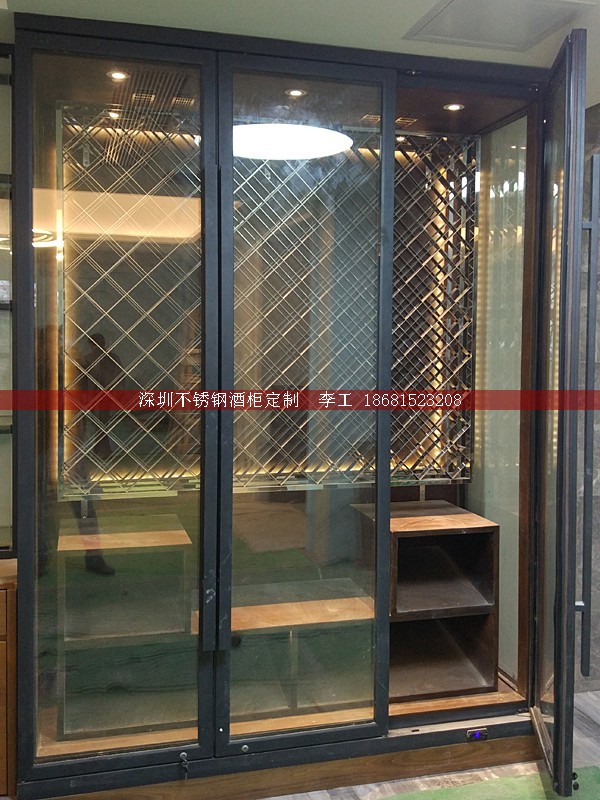 不銹鋼酒柜定制-深圳市蕰莎酒柜酒窖有限公司 李工 186-8152-3208