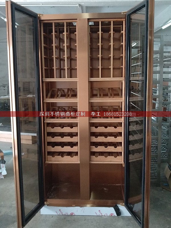 不銹鋼酒柜定制-深圳市蕰莎酒柜酒窖有限公司 李工 186-8152-3208