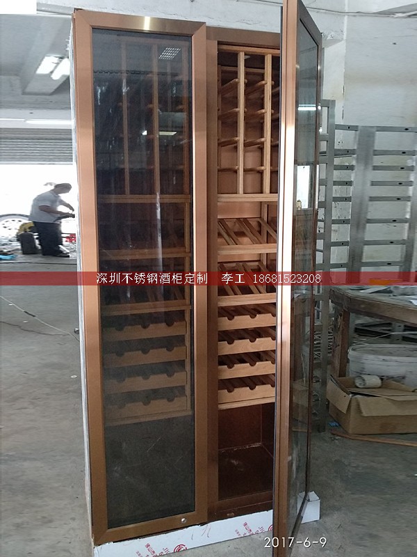 不銹鋼酒柜定制-深圳市蕰莎酒柜酒窖有限公司 李工 186-8152-3208