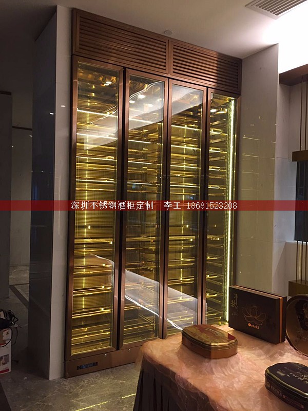 不銹鋼酒柜定制-深圳市蕰莎酒柜酒窖有限公司 李工 186-8152-3208