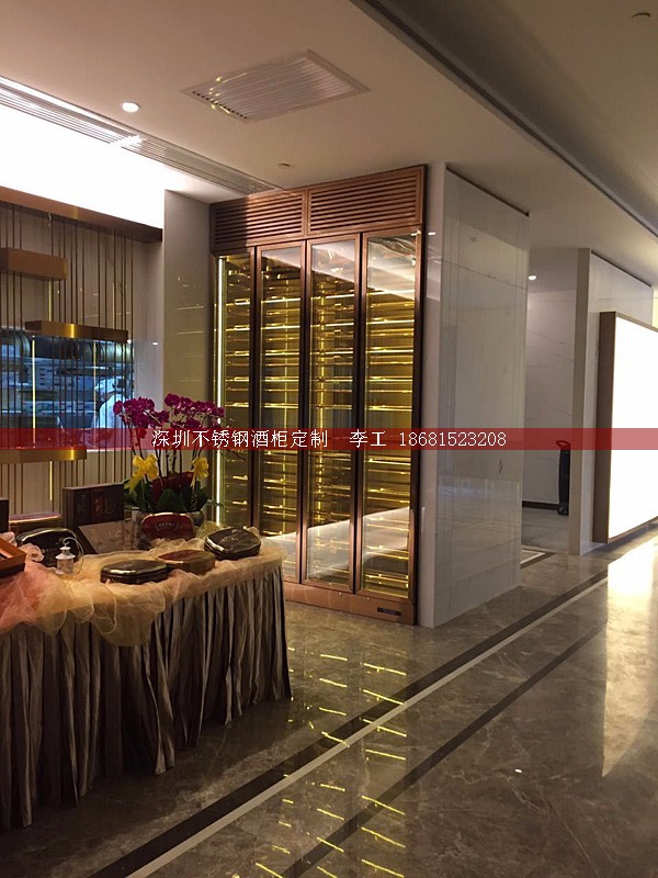 不銹鋼酒柜定制-深圳市蕰莎酒柜酒窖有限公司 李工 186-8152-3208