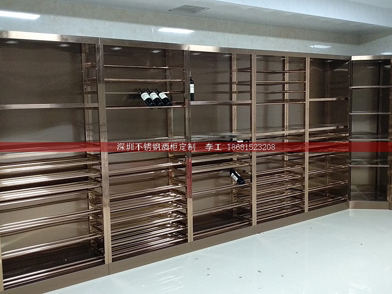 不銹鋼酒柜定制-深圳市蕰莎酒柜酒窖有限公司 李工 186-8152-3208