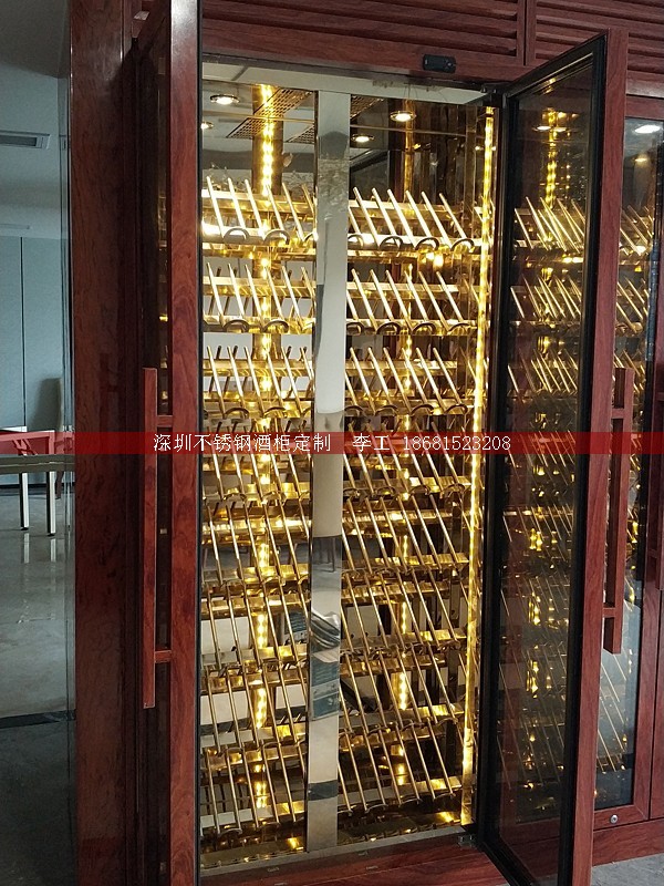 不銹鋼酒柜定制-深圳市蕰莎酒柜酒窖有限公司 李工 186-8152-3208