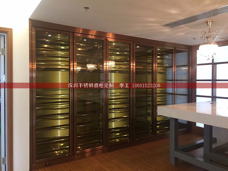 不銹鋼酒柜定制-深圳市蕰莎酒柜酒窖有限公司 李工 186-8152-3208