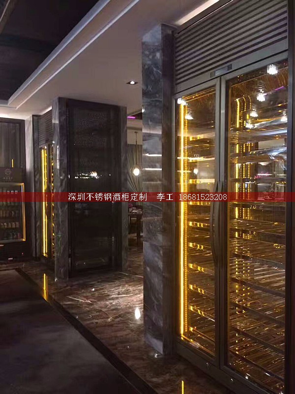 不銹鋼酒柜定制-深圳市蕰莎酒柜酒窖有限公司 李工 186-8152-3208