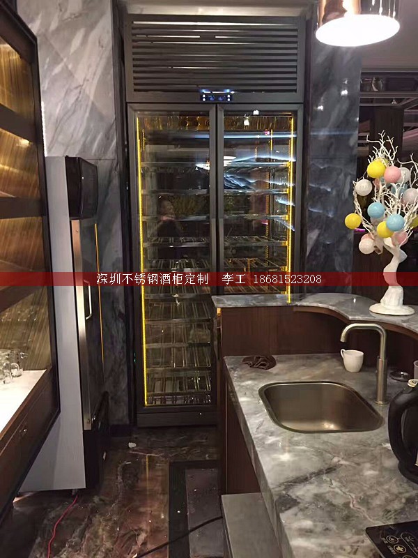 不銹鋼酒柜定制-深圳市蕰莎酒柜酒窖有限公司 李工 186-8152-3208