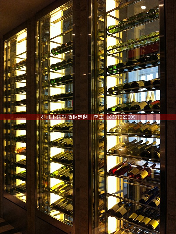 不銹鋼酒柜定制-深圳市蕰莎酒柜酒窖有限公司 李工 186-8152-3208
