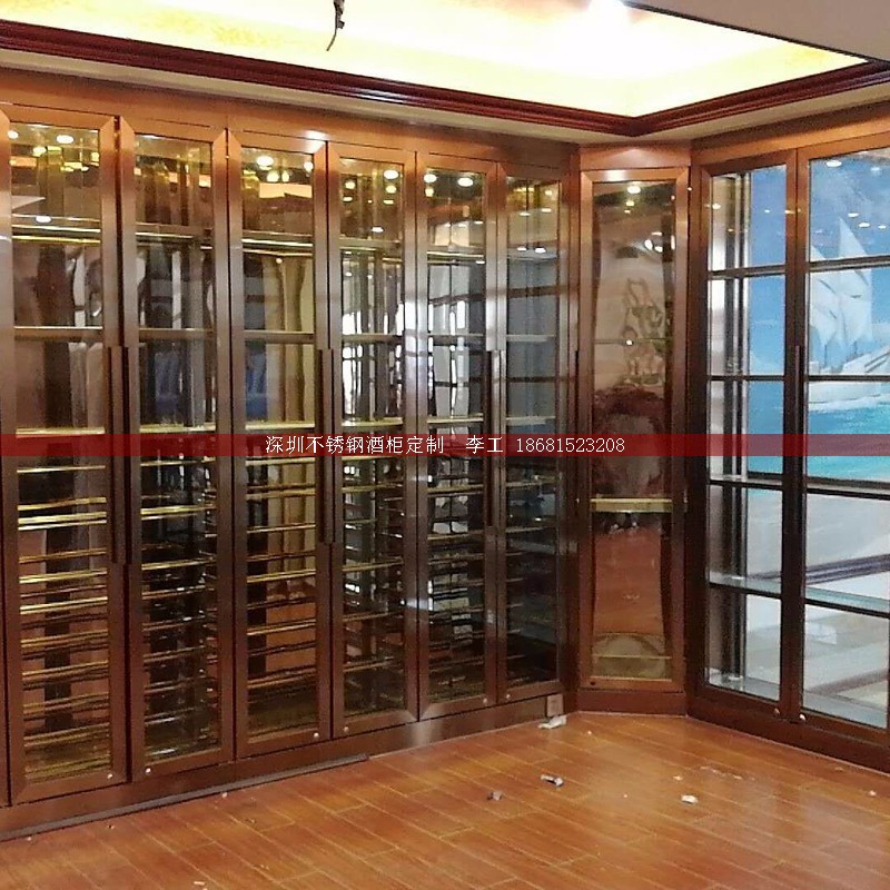 不銹鋼酒柜定制-深圳市蕰莎酒柜酒窖有限公司 李工 186-8152-3208