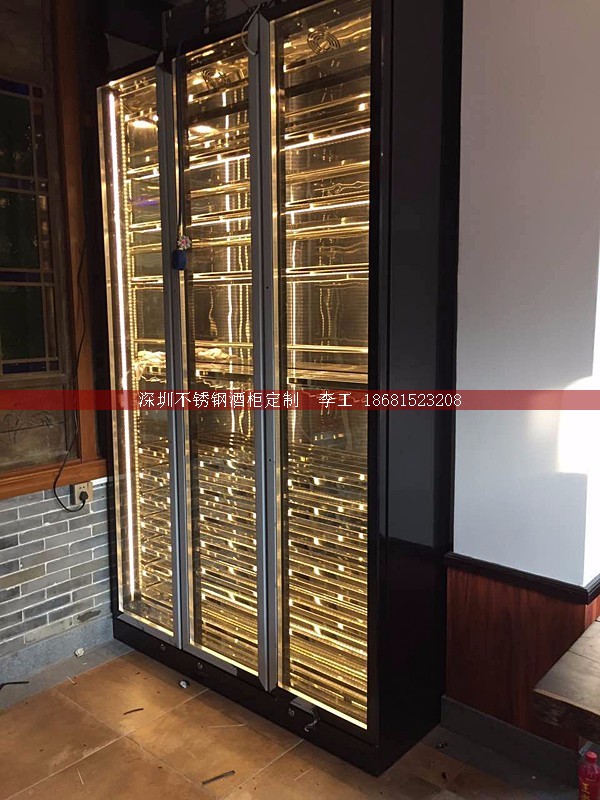 不銹鋼酒柜定制-深圳市蕰莎酒柜酒窖有限公司 李工 186-8152-3208