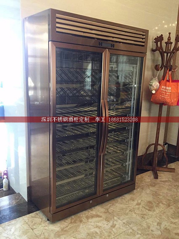 不銹鋼酒柜定制-深圳市蕰莎酒柜酒窖有限公司 李工 186-8152-3208