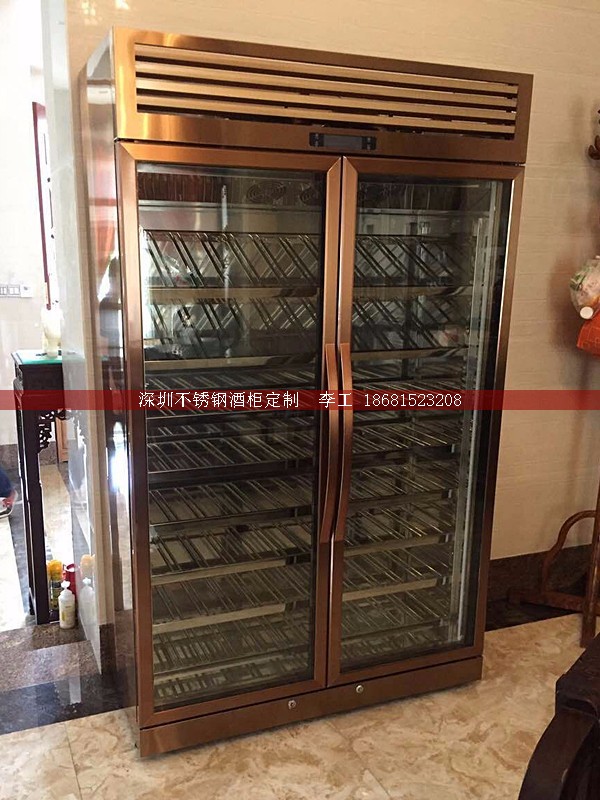 不銹鋼酒柜定制-深圳市蕰莎酒柜酒窖有限公司 李工 186-8152-3208